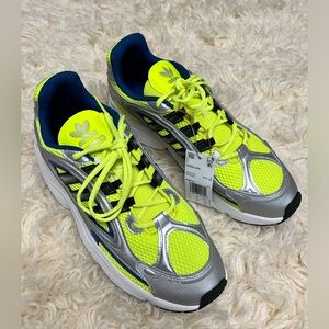 Adidas Ozmillen Men’s Yellow Silver Shoes Size 12